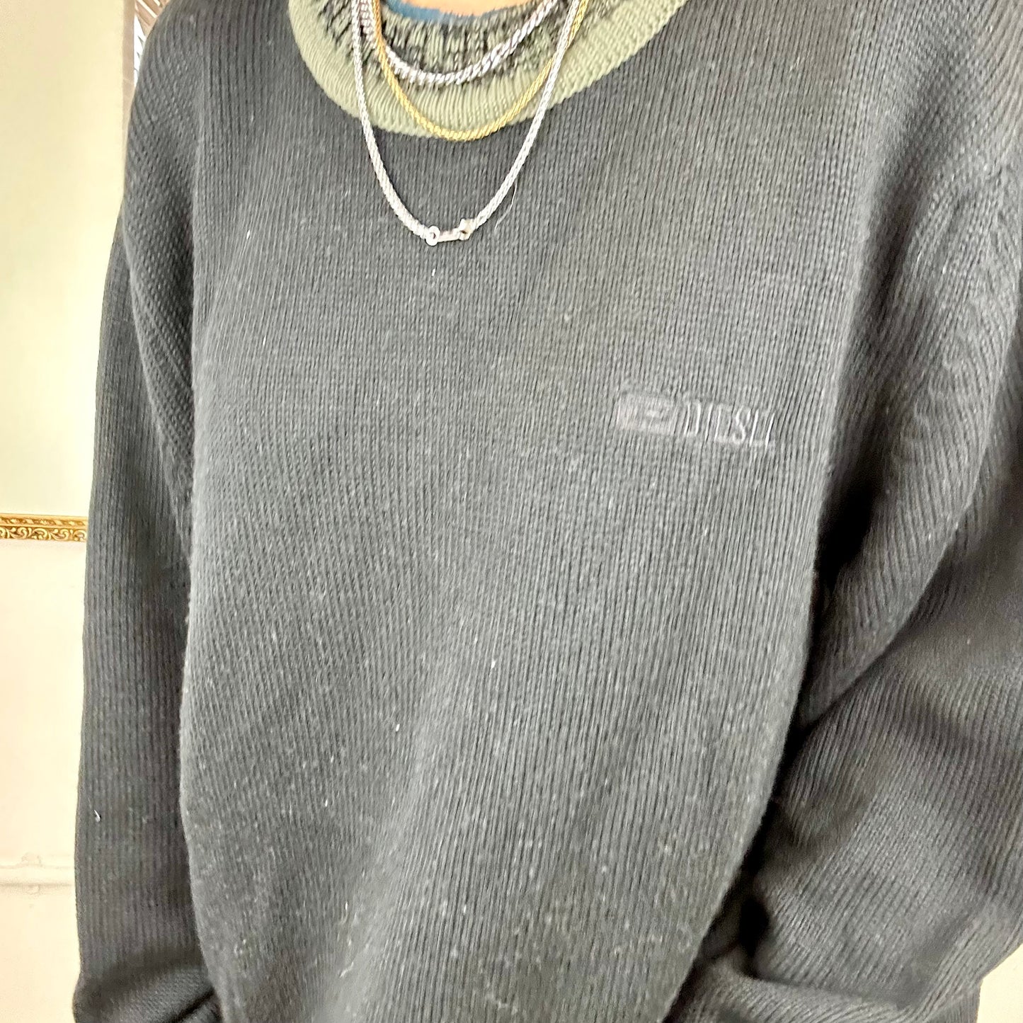 vintage diesel knit jumper