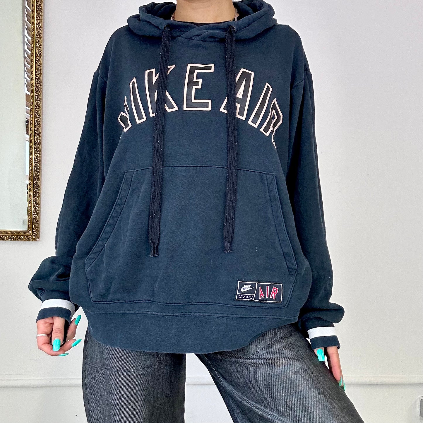 vintage nike air oversized hoodie