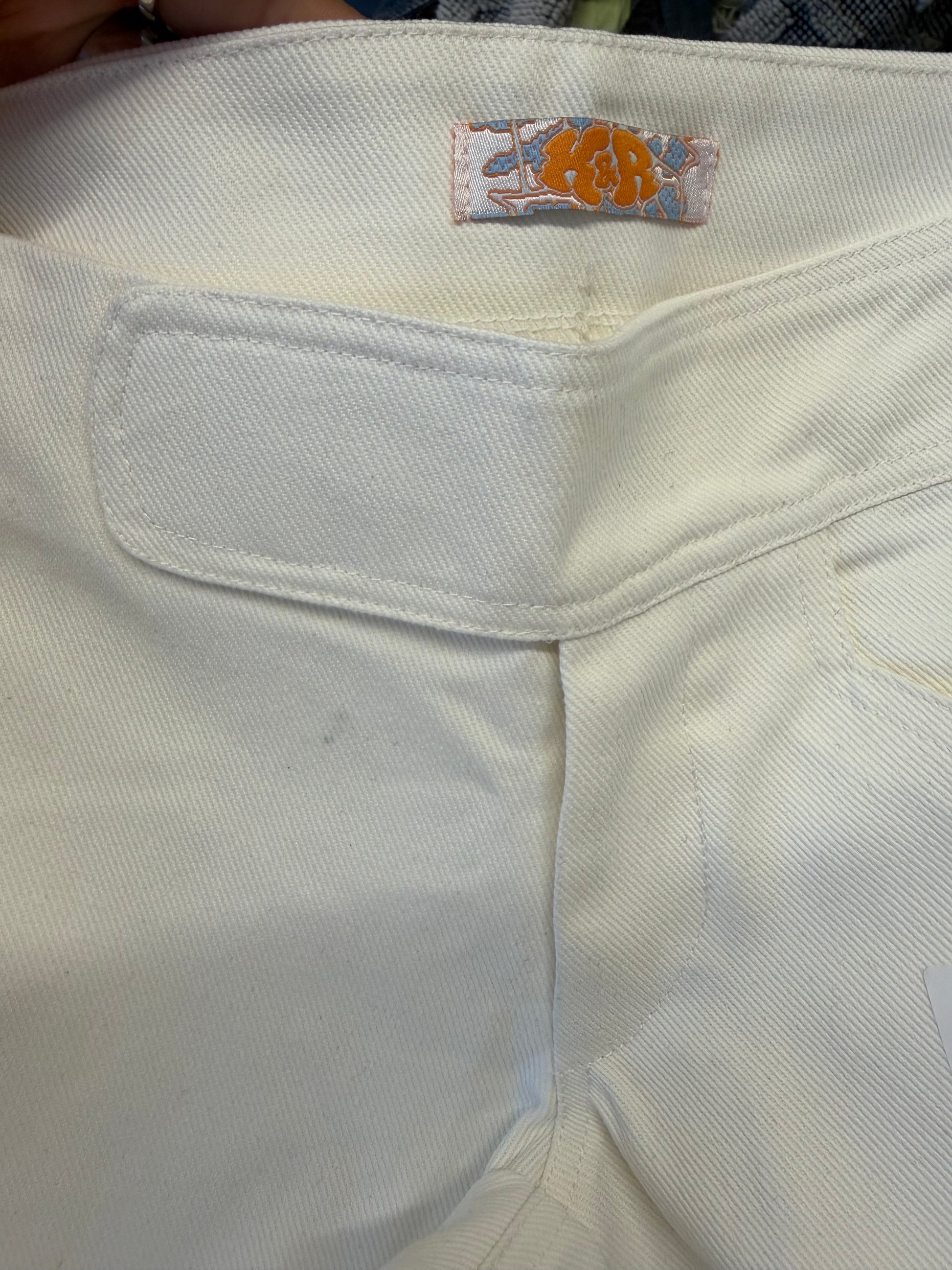 SAMPLE  cameron jean - white denim
