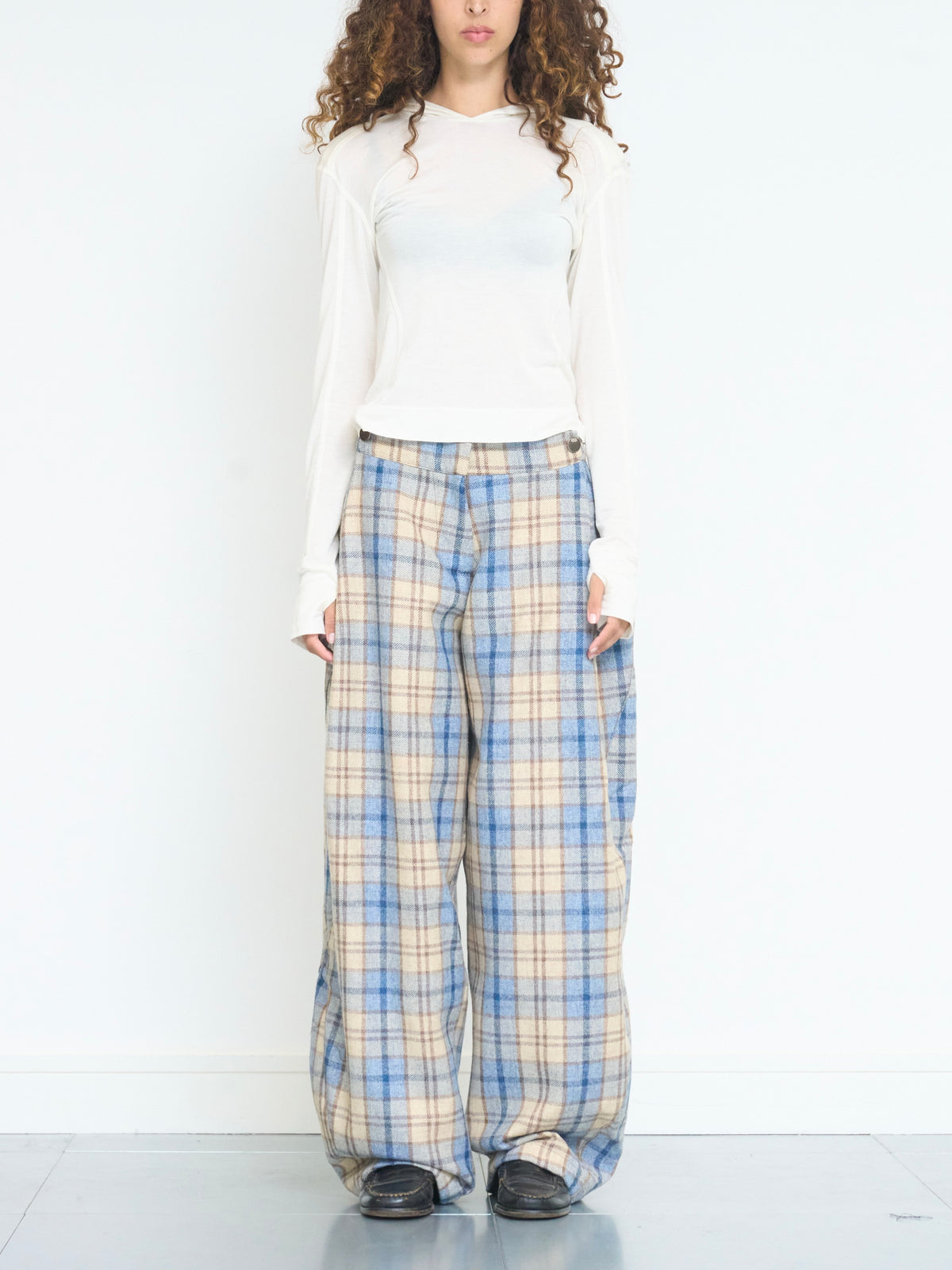 lumi trouser - seashell wool