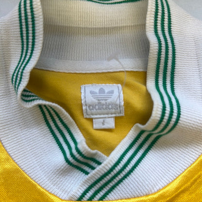 2000's yellow adidas top