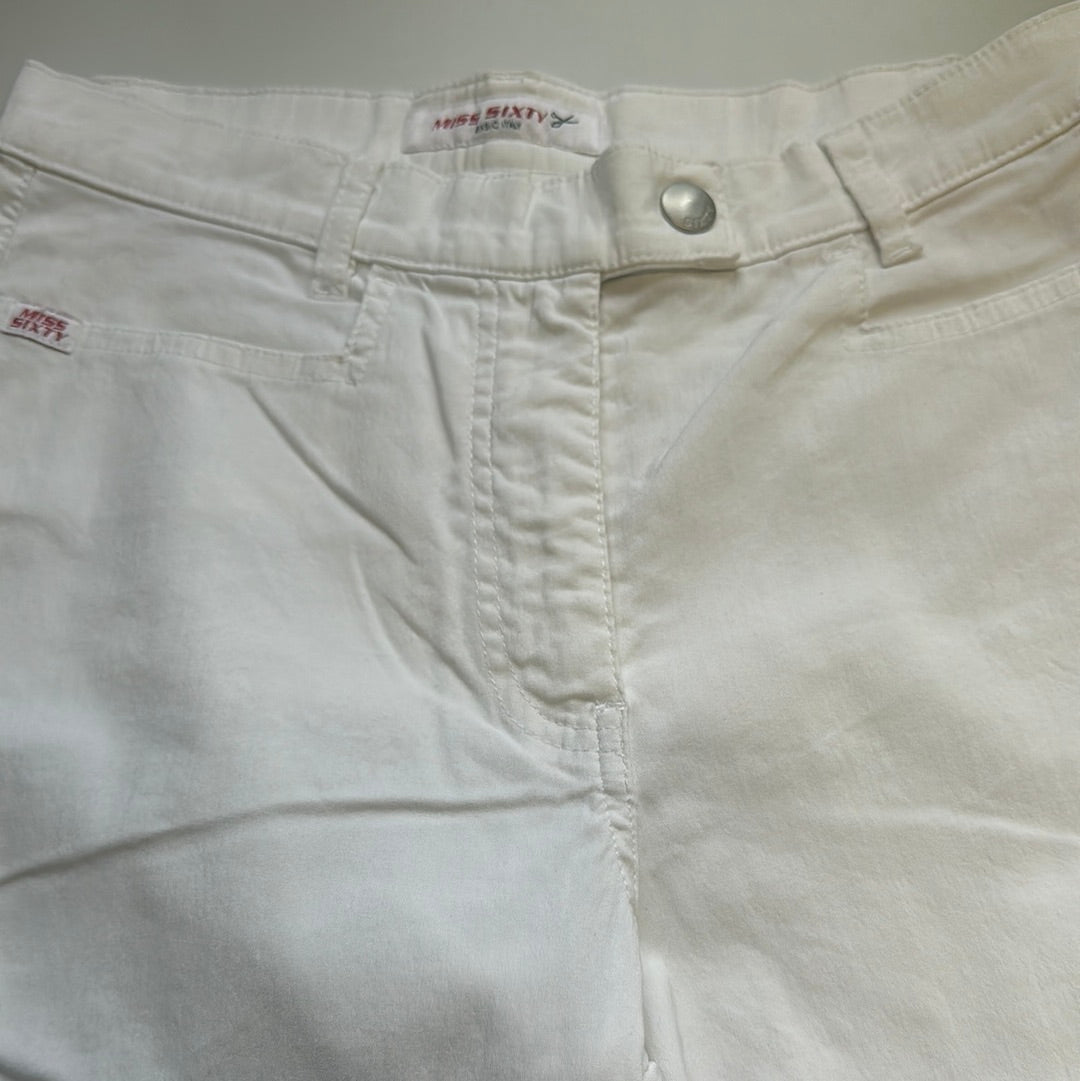 white flared miss sixty jeans