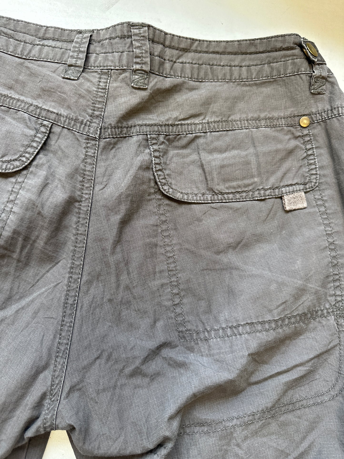 brown utility cargo shorts