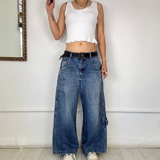 00's baggy cargo jeans