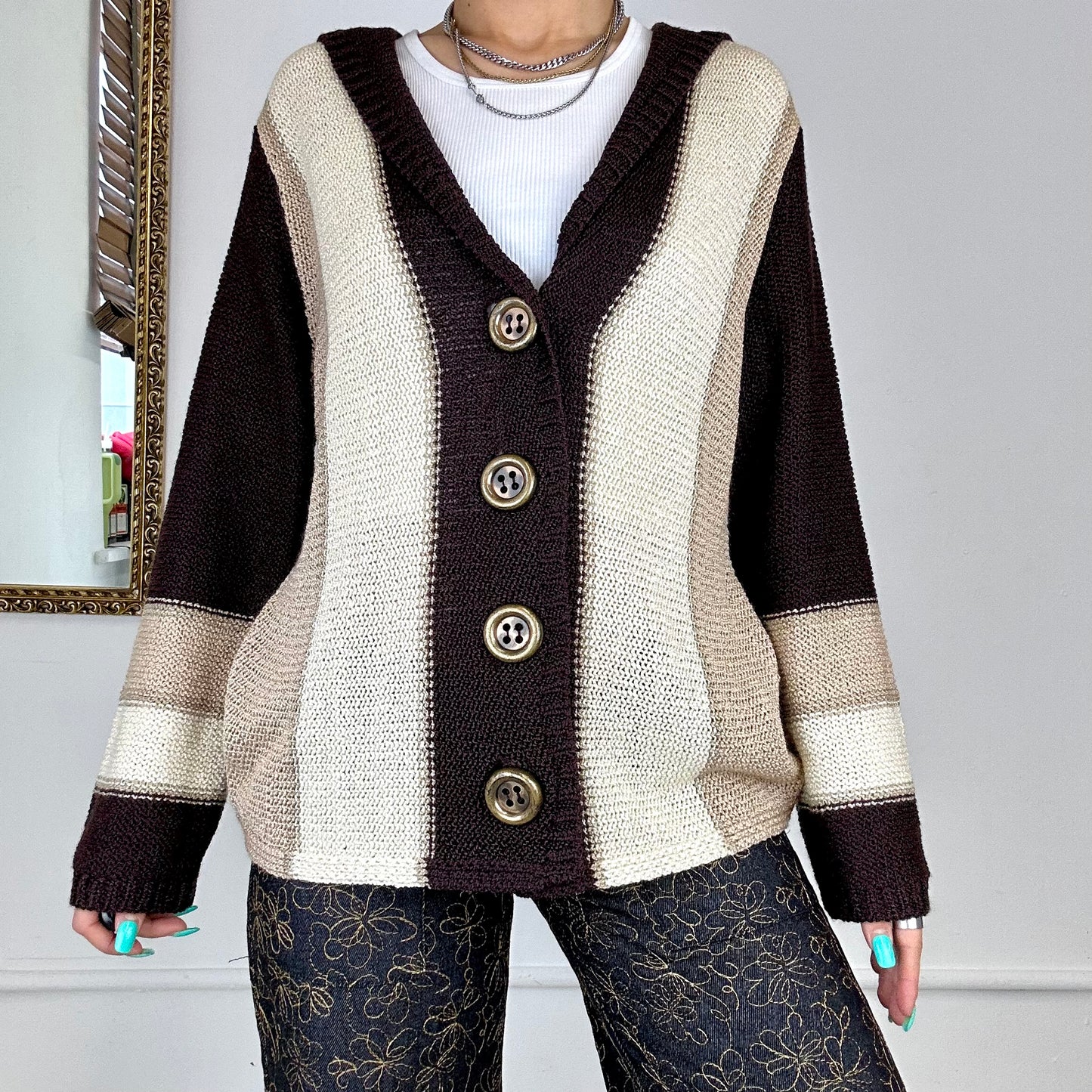 vintage knitted cardigan