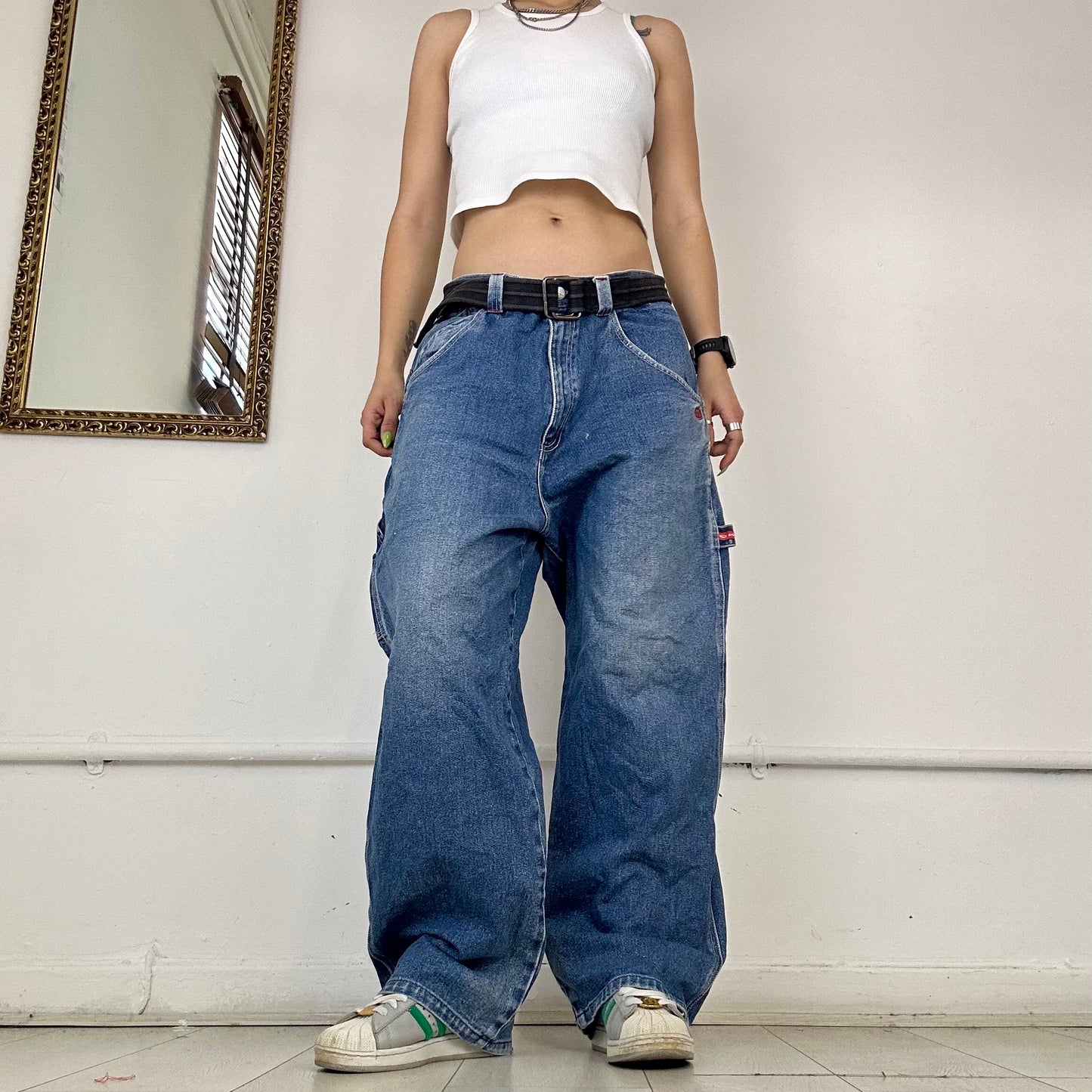 2000's baggy cargo jeans by vans