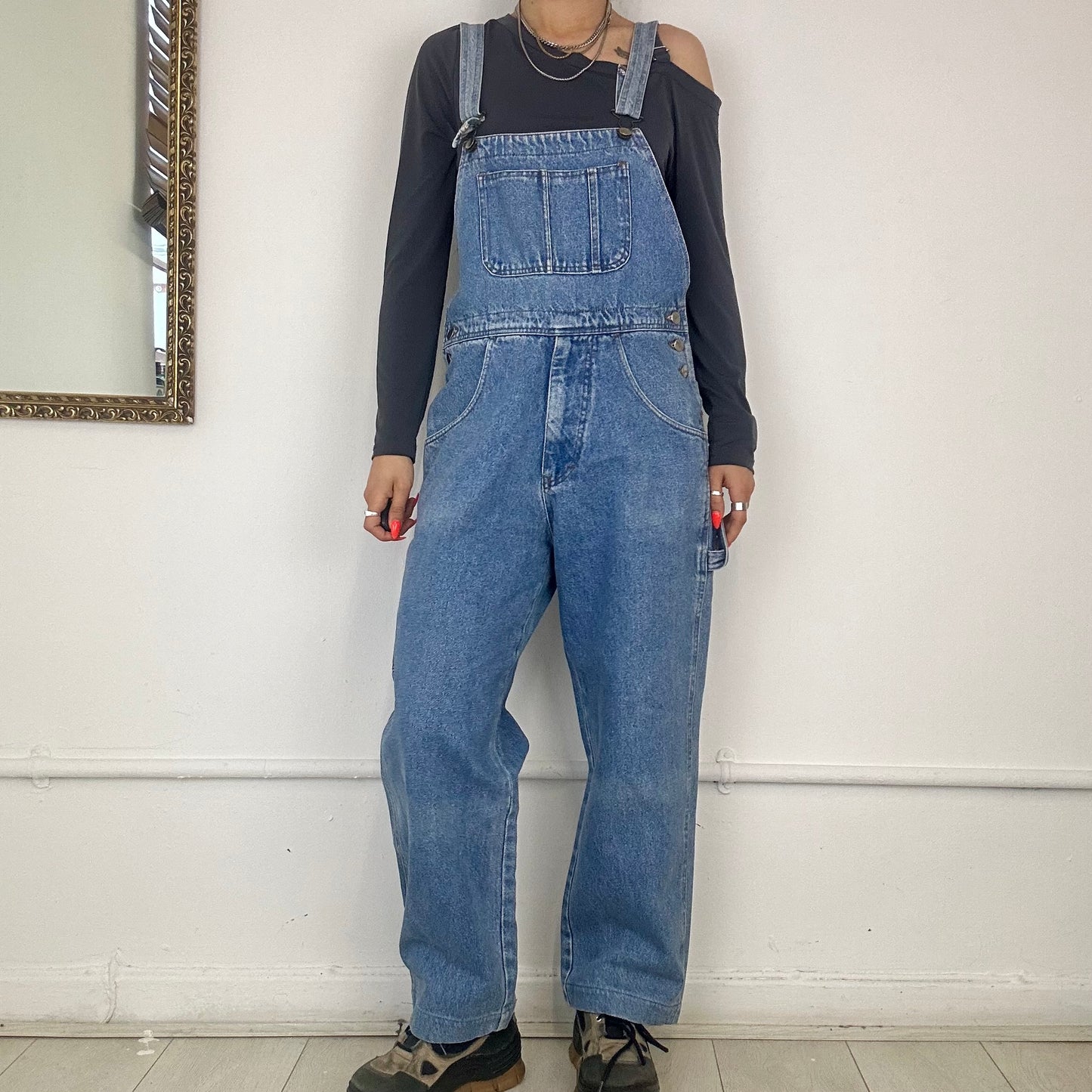 vintage denim dungarees