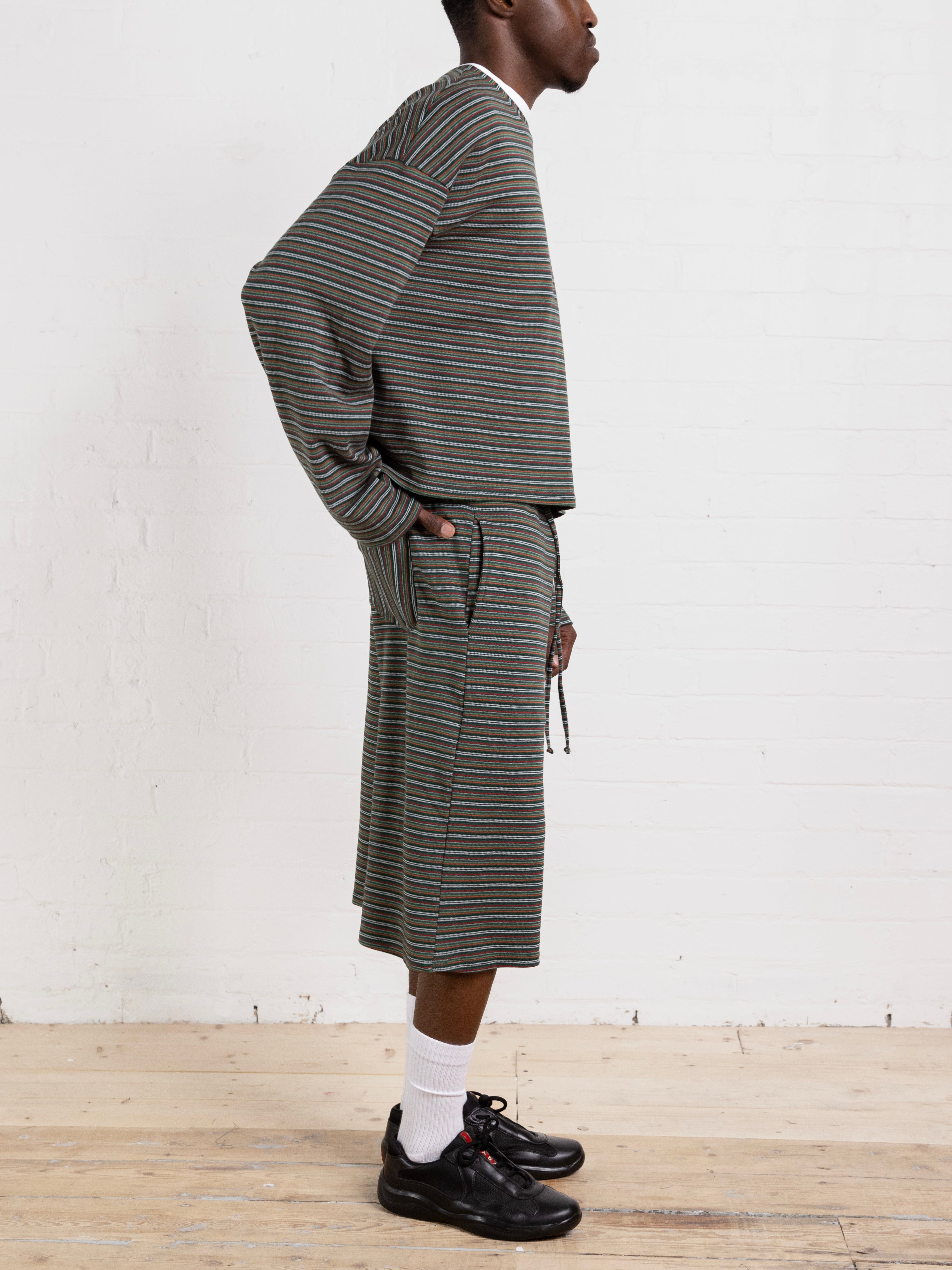 drew short - green stripe