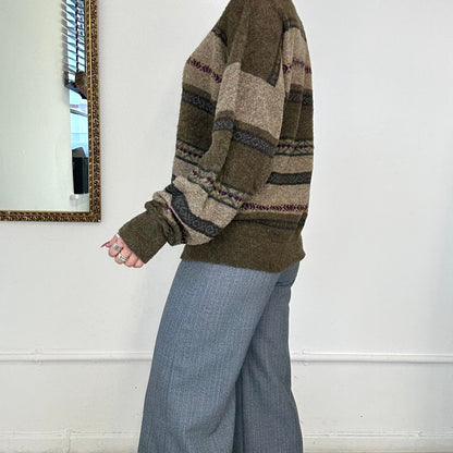 vintage nautica wool knitted jumper