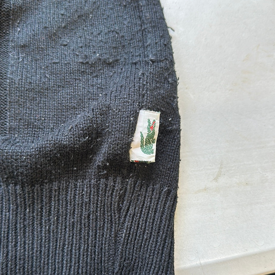 vintage black lacoste jumper