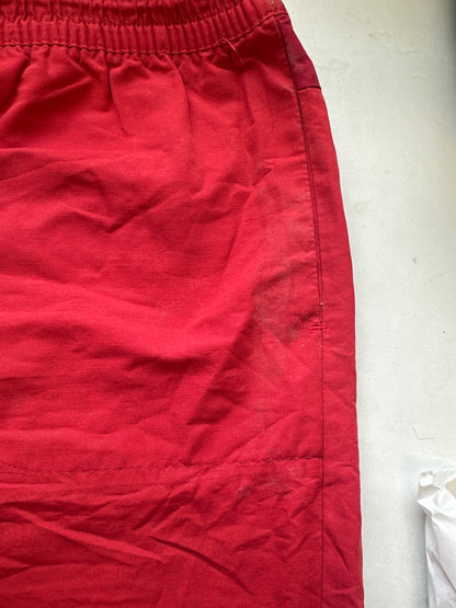 vintage red nike shorts