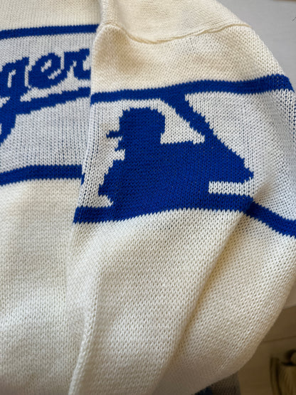 vintage dodgers knitted jumper