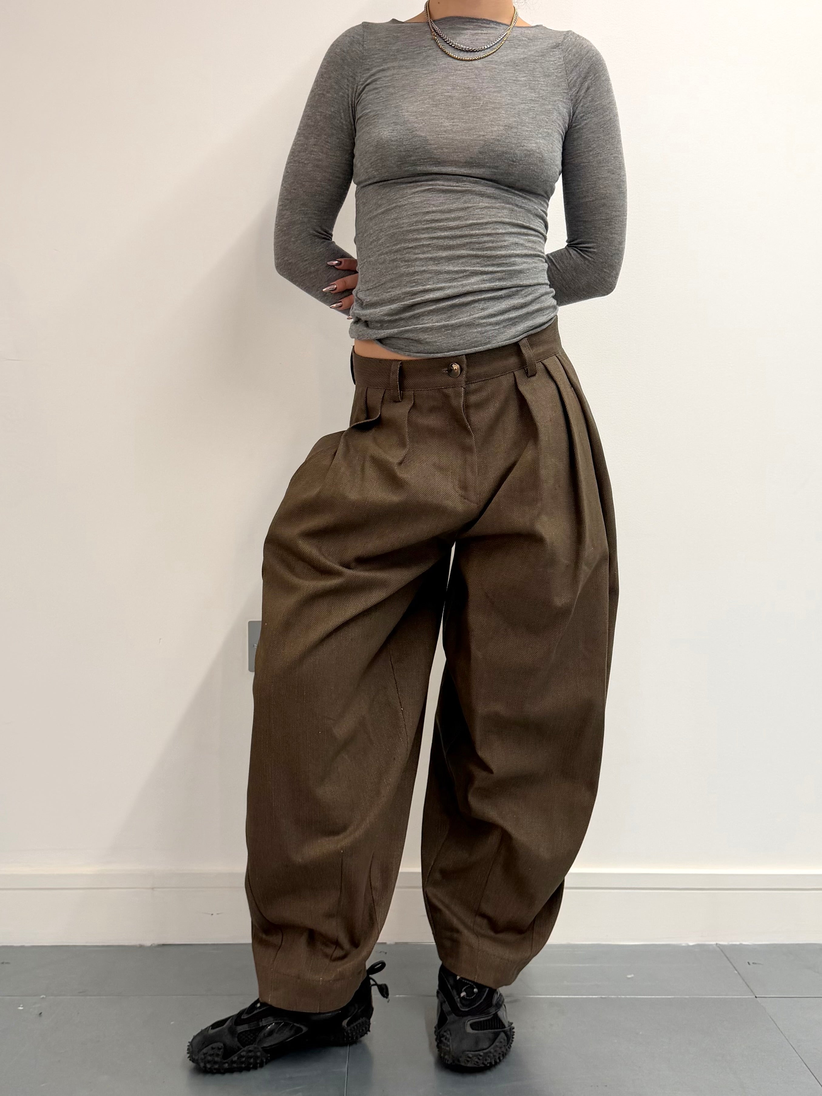 SAMPLE barrel jean - khaki denim