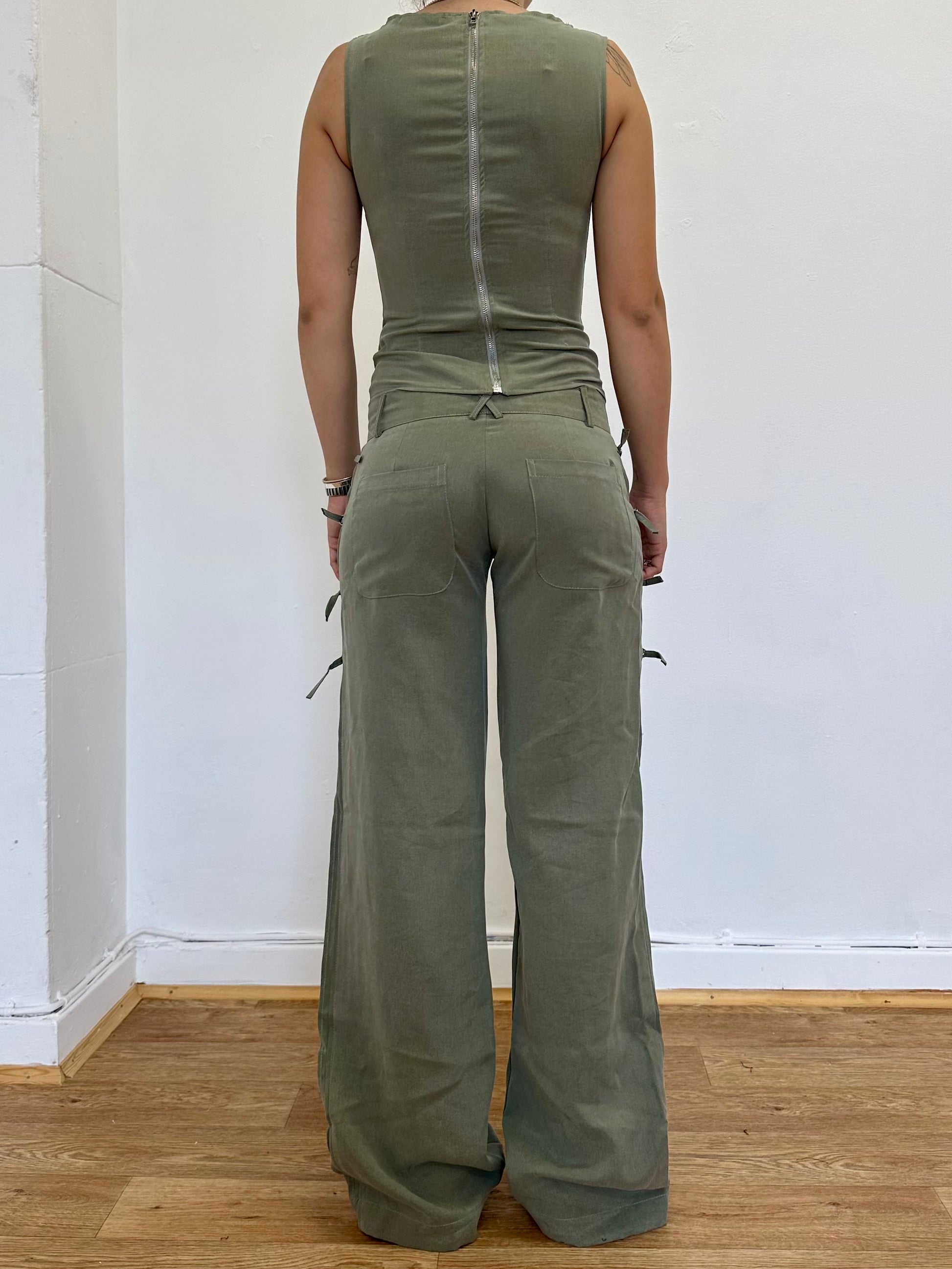 peter trouser - sage