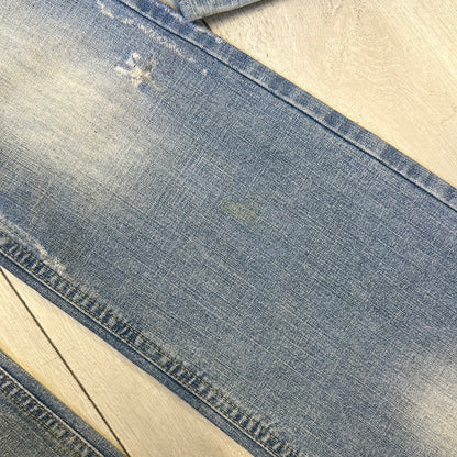 two tone 00’s jeans