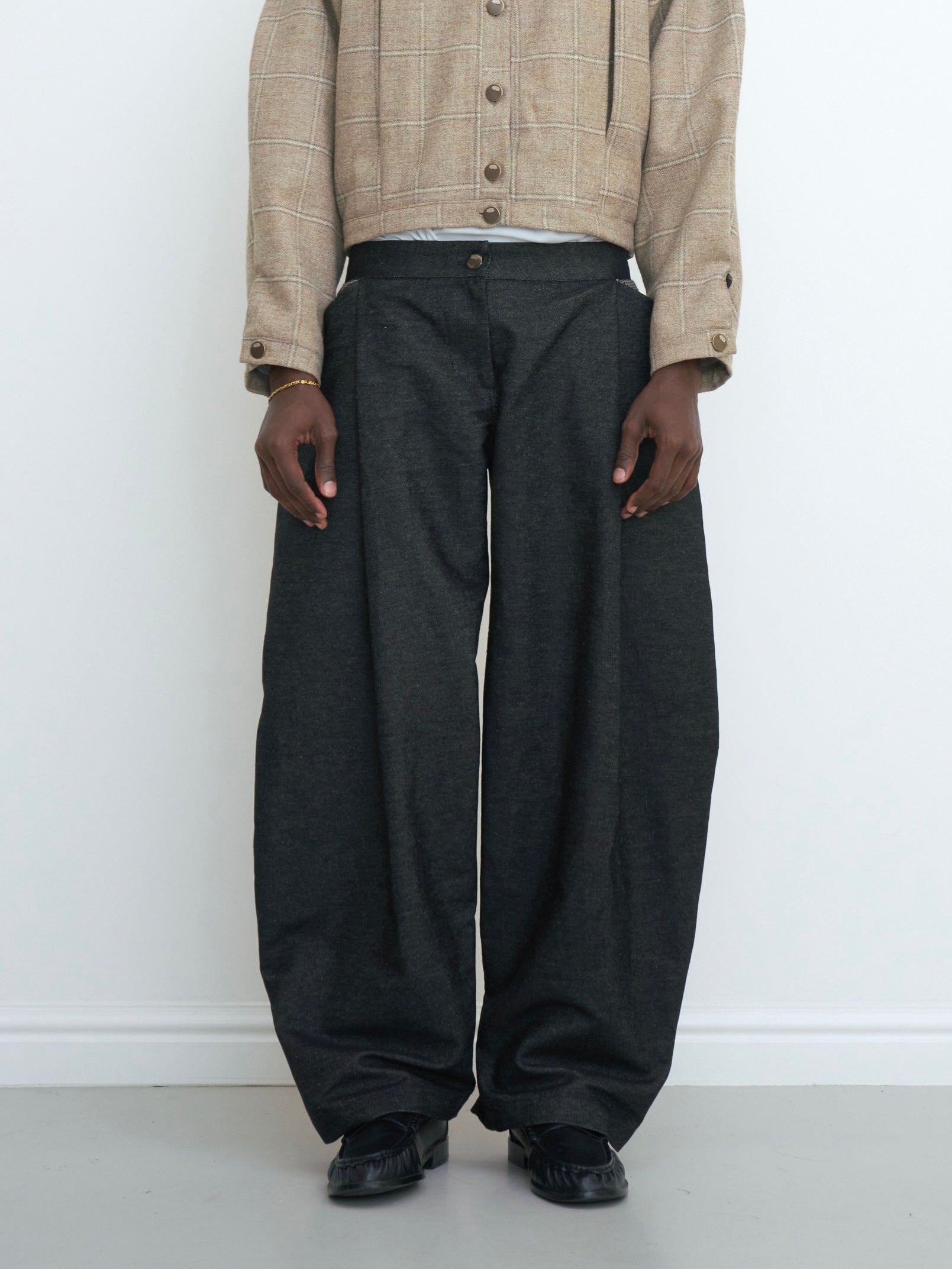 marlowe jean - dark grey denim