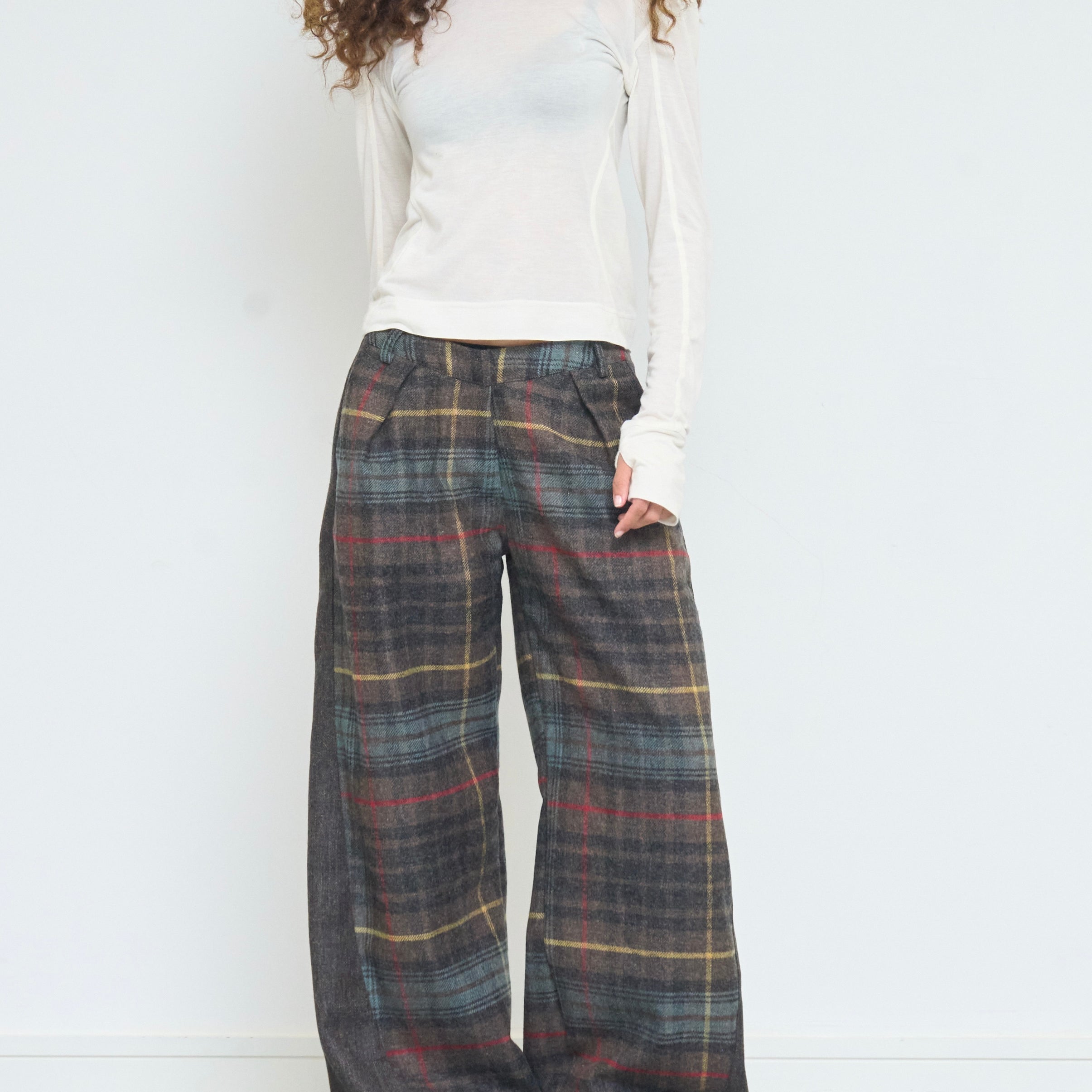 parker utility trouser - tobacco wool