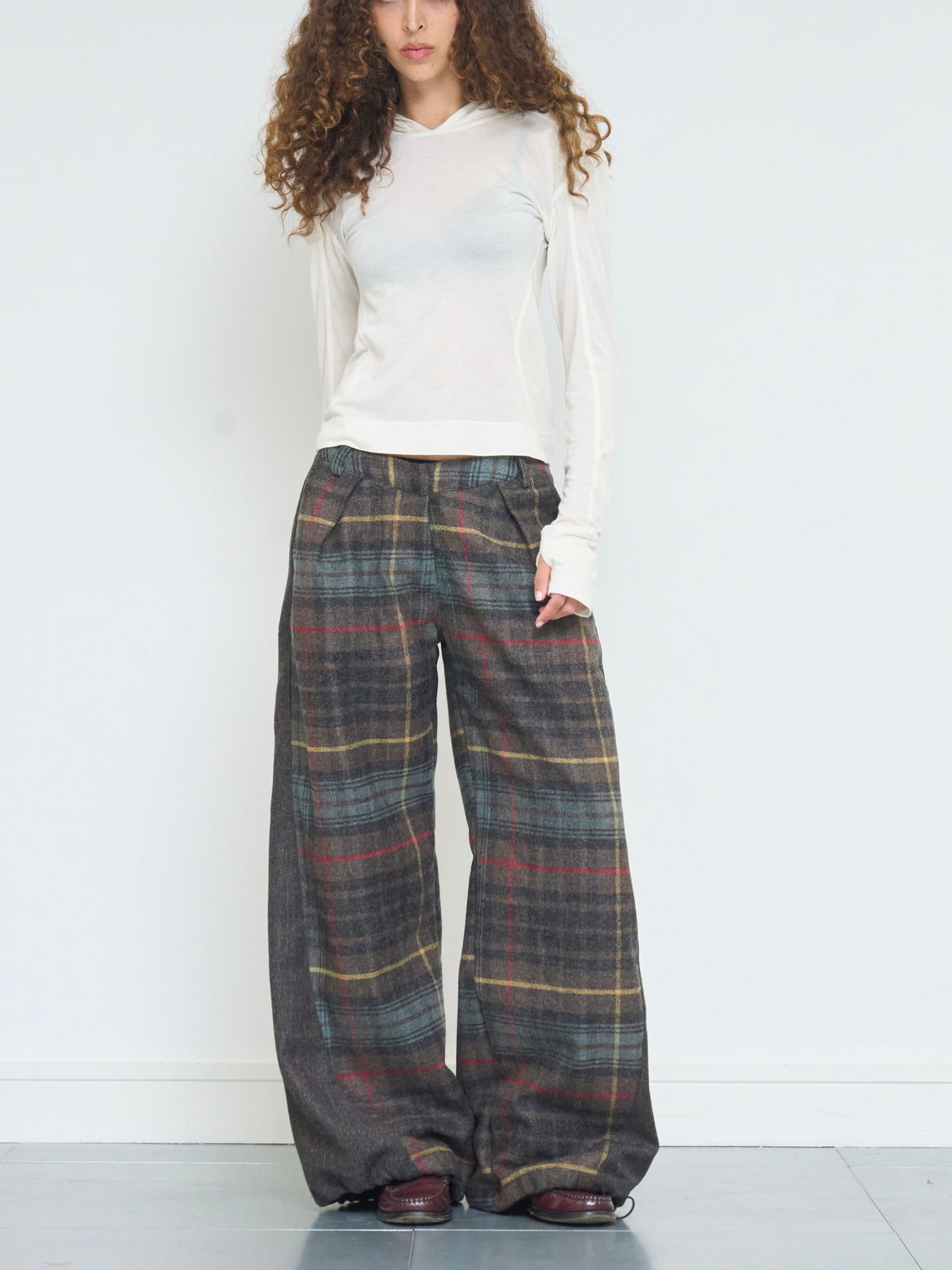 parker utility trouser - tobacco wool