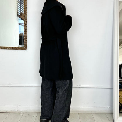 2000's sisley wool trench coat