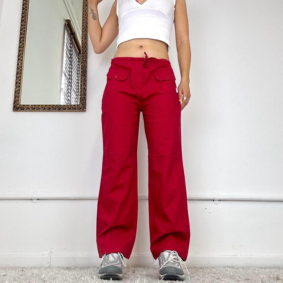 00’s wide leg cotton trousers