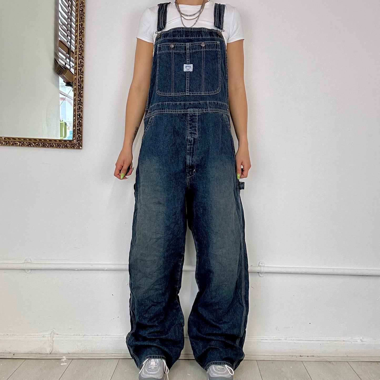 vintage denim dungarees