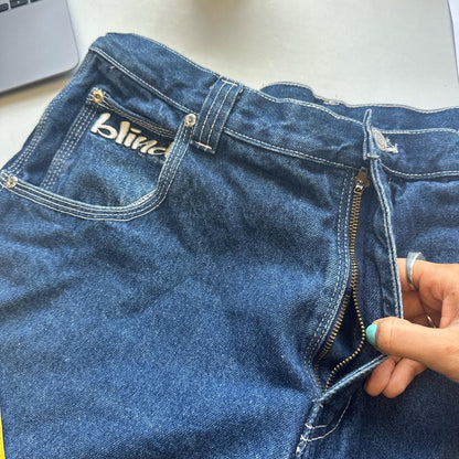 rare skate jeans by blind