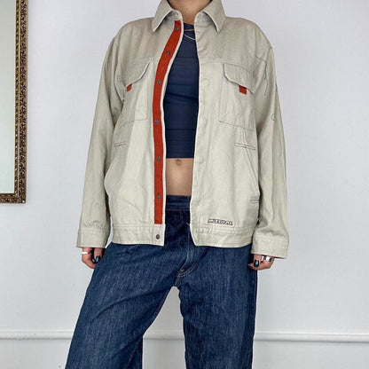 button up utility jacket