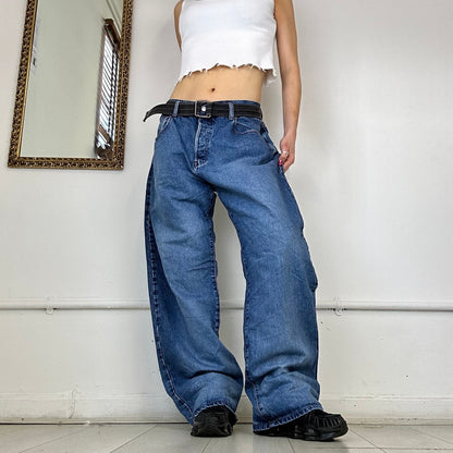 90's mid wash baggy denim jeans