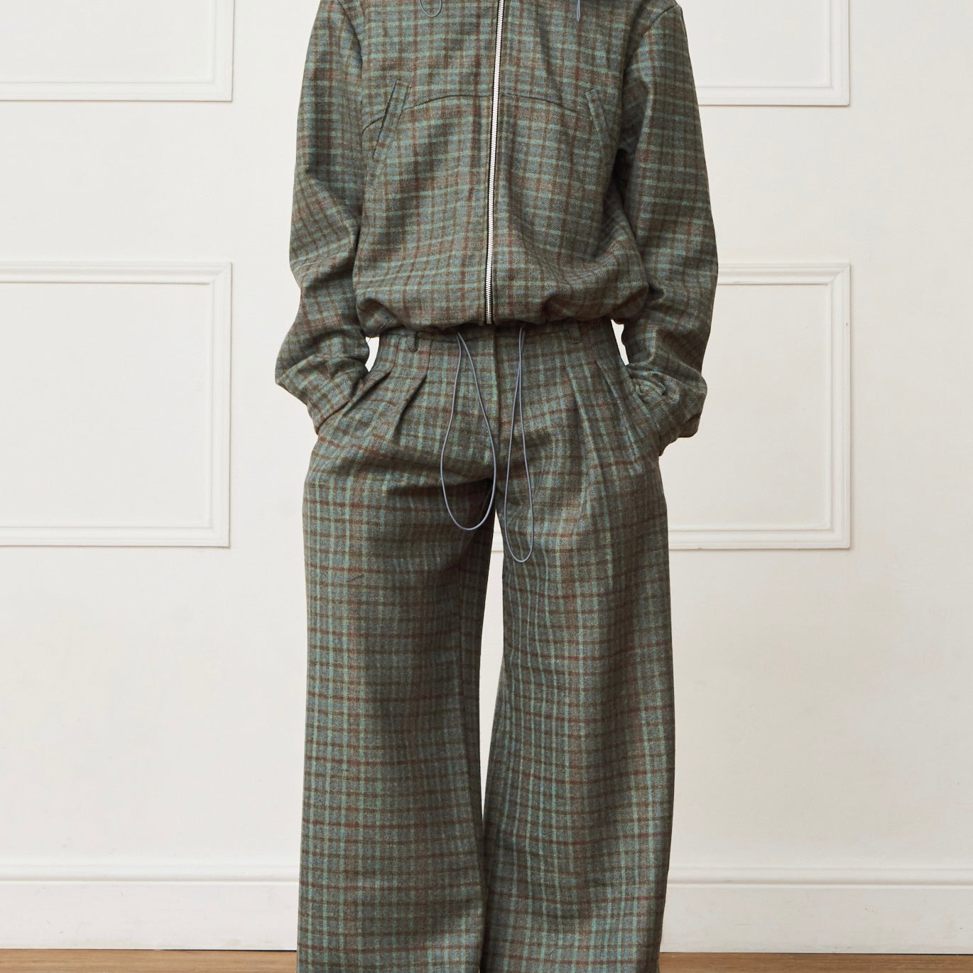 parker trouser - cedar wool