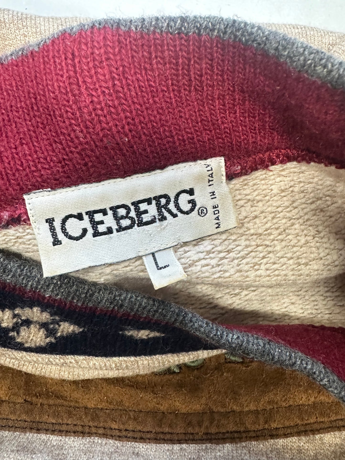 vintage iceberg knitted jumper