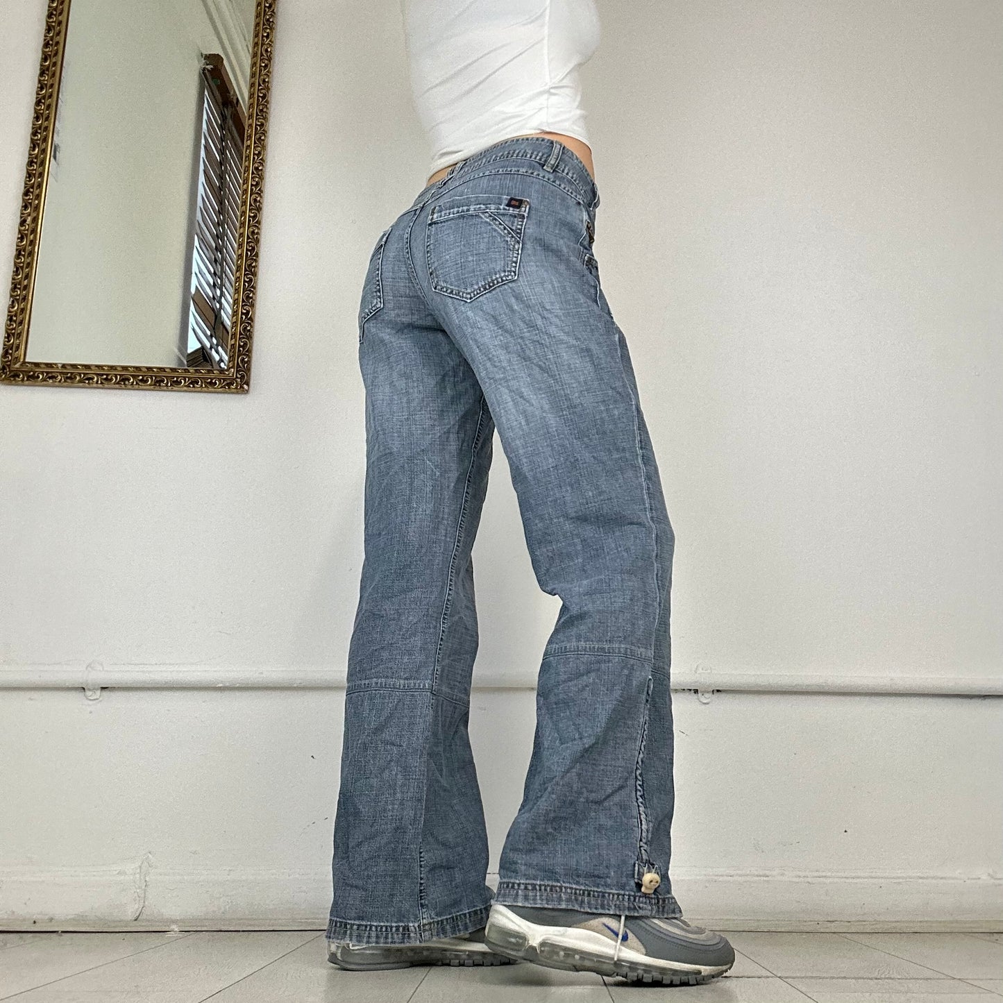 00's wide leg jeans