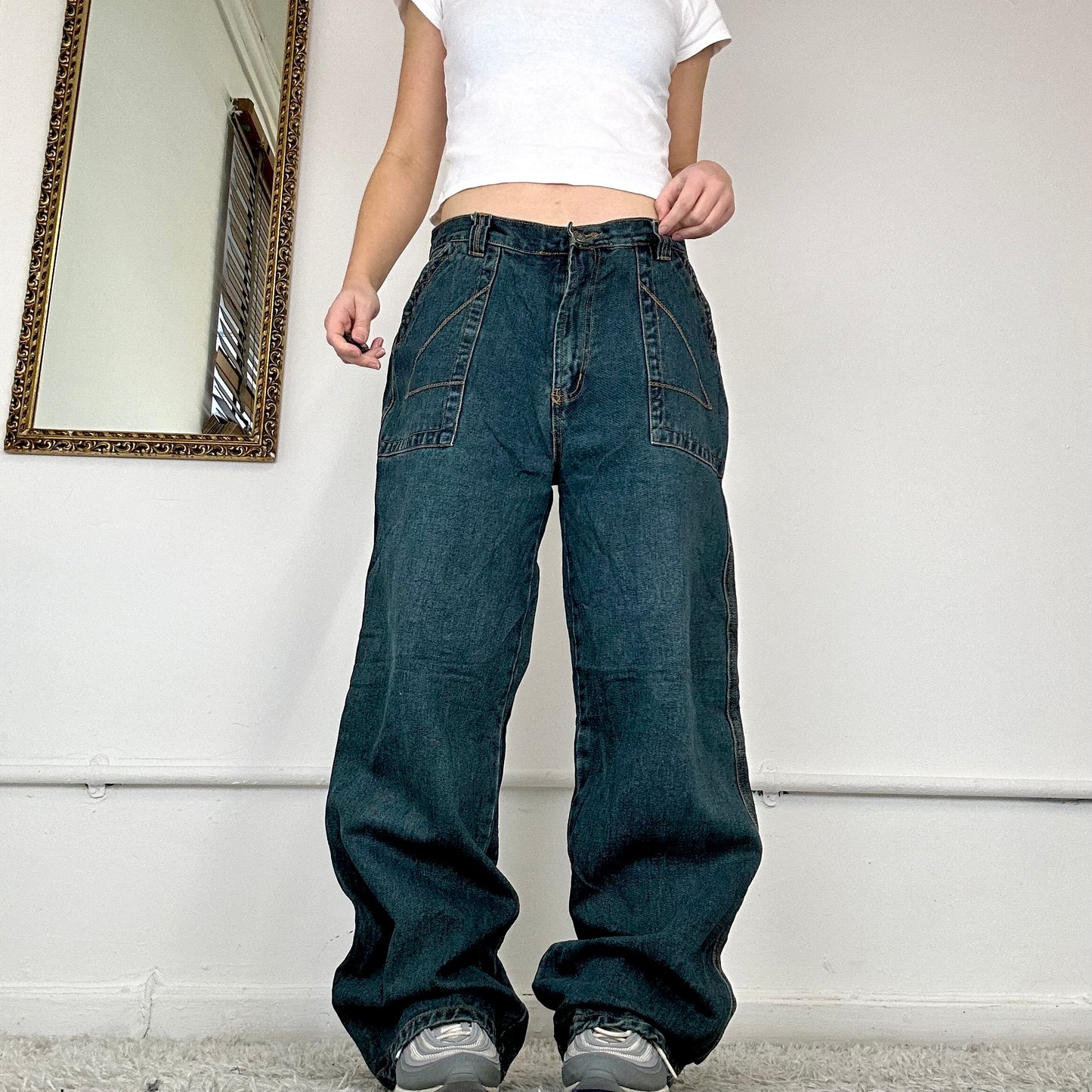 baggy wide leg jeans