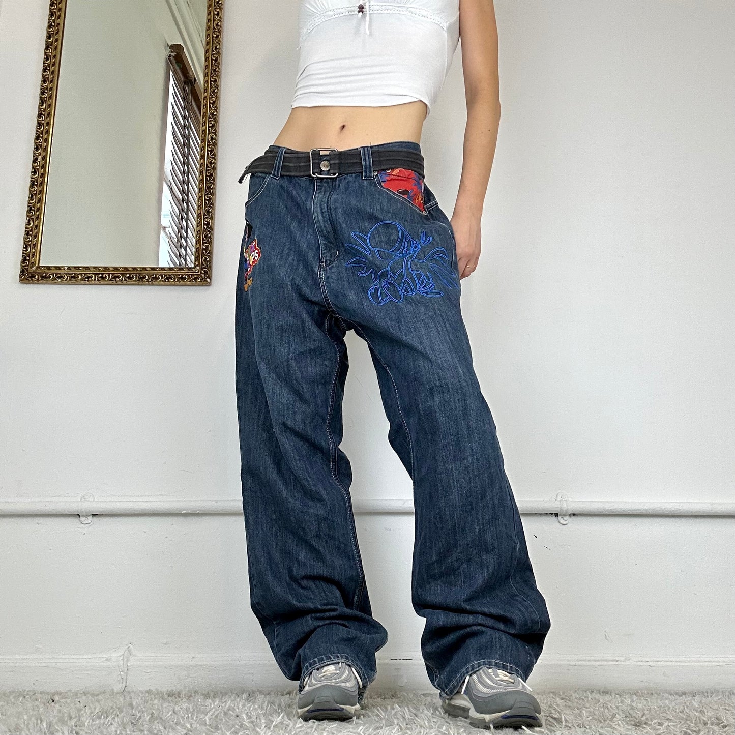 vintage fruit loops 00's jeans