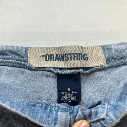 lightweight drawstring jeans