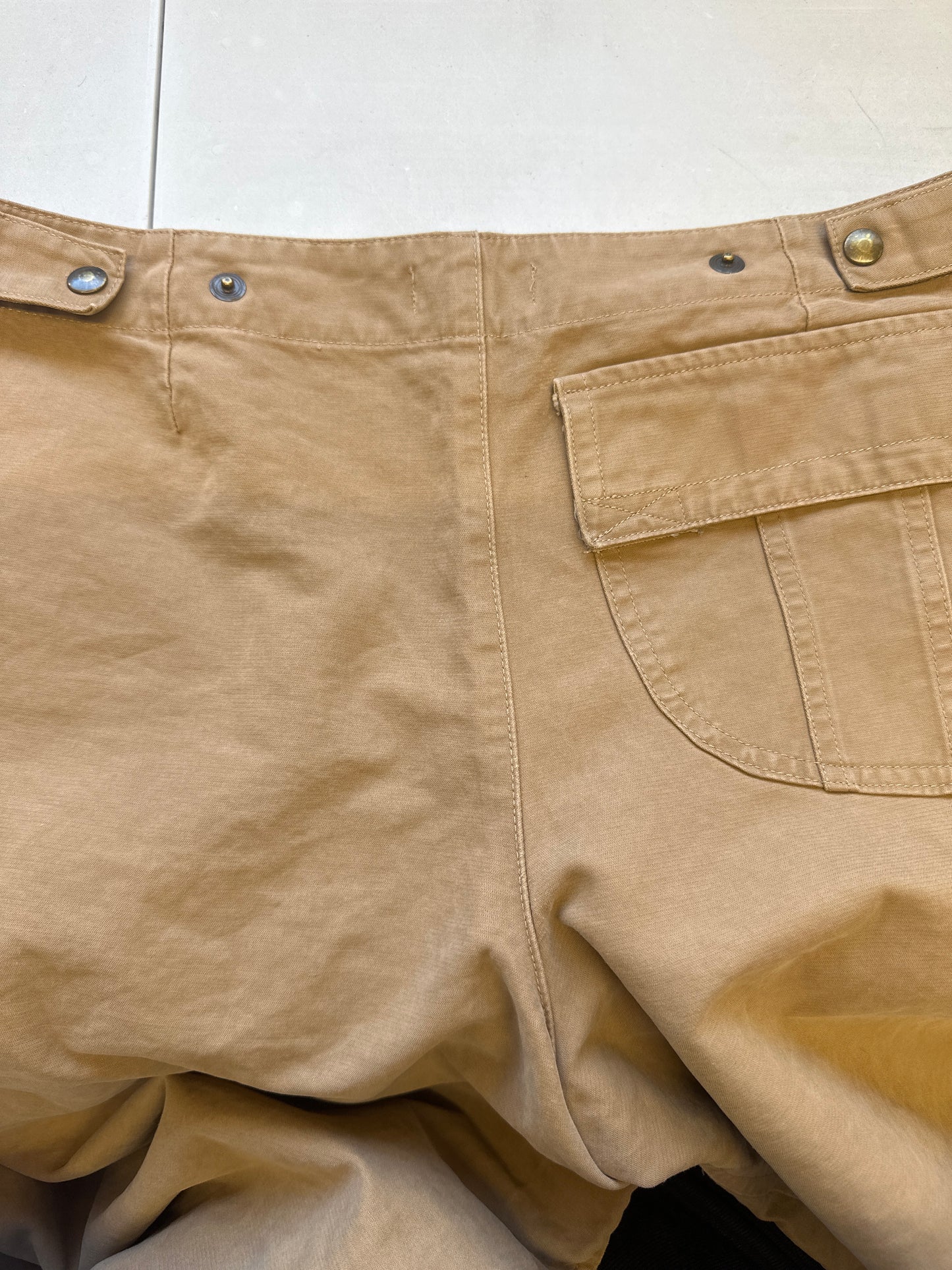 brown baggy wide leg shorts