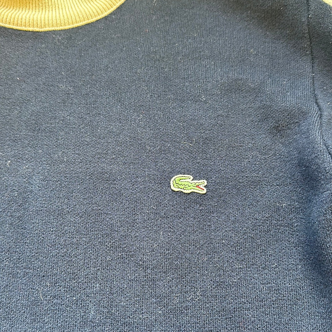 vintage navy lacoste jumper