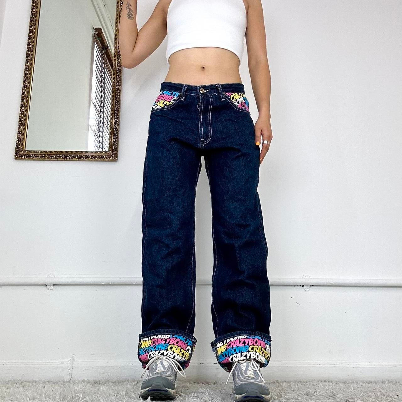 wide leg skate jeans