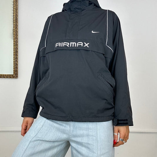 black nike airmax windbreaker