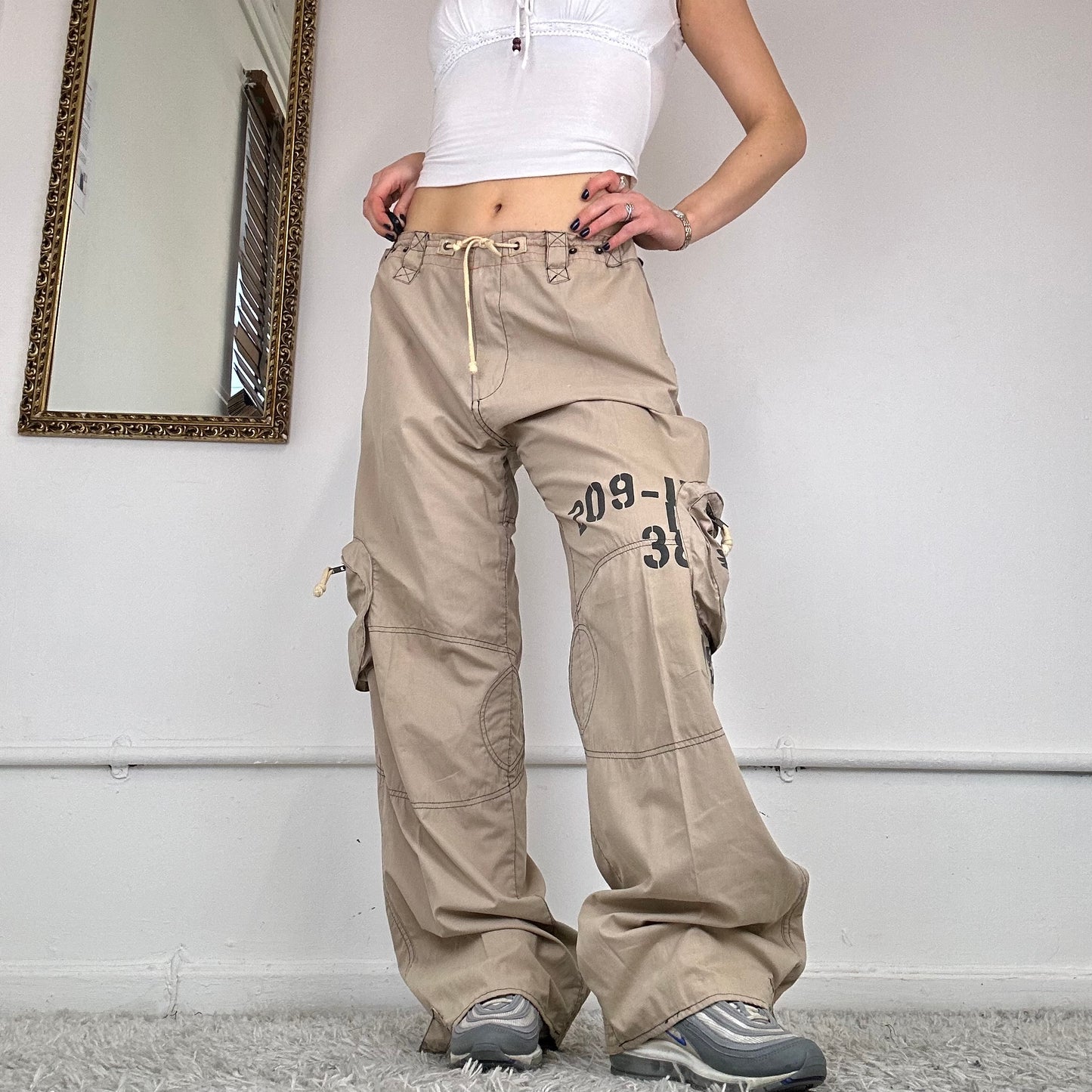 baggy cargo trousers