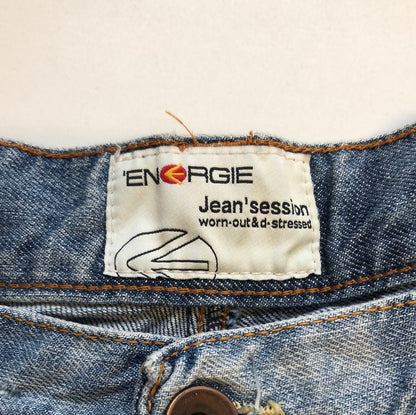 Energie bleach wash baggy jeans