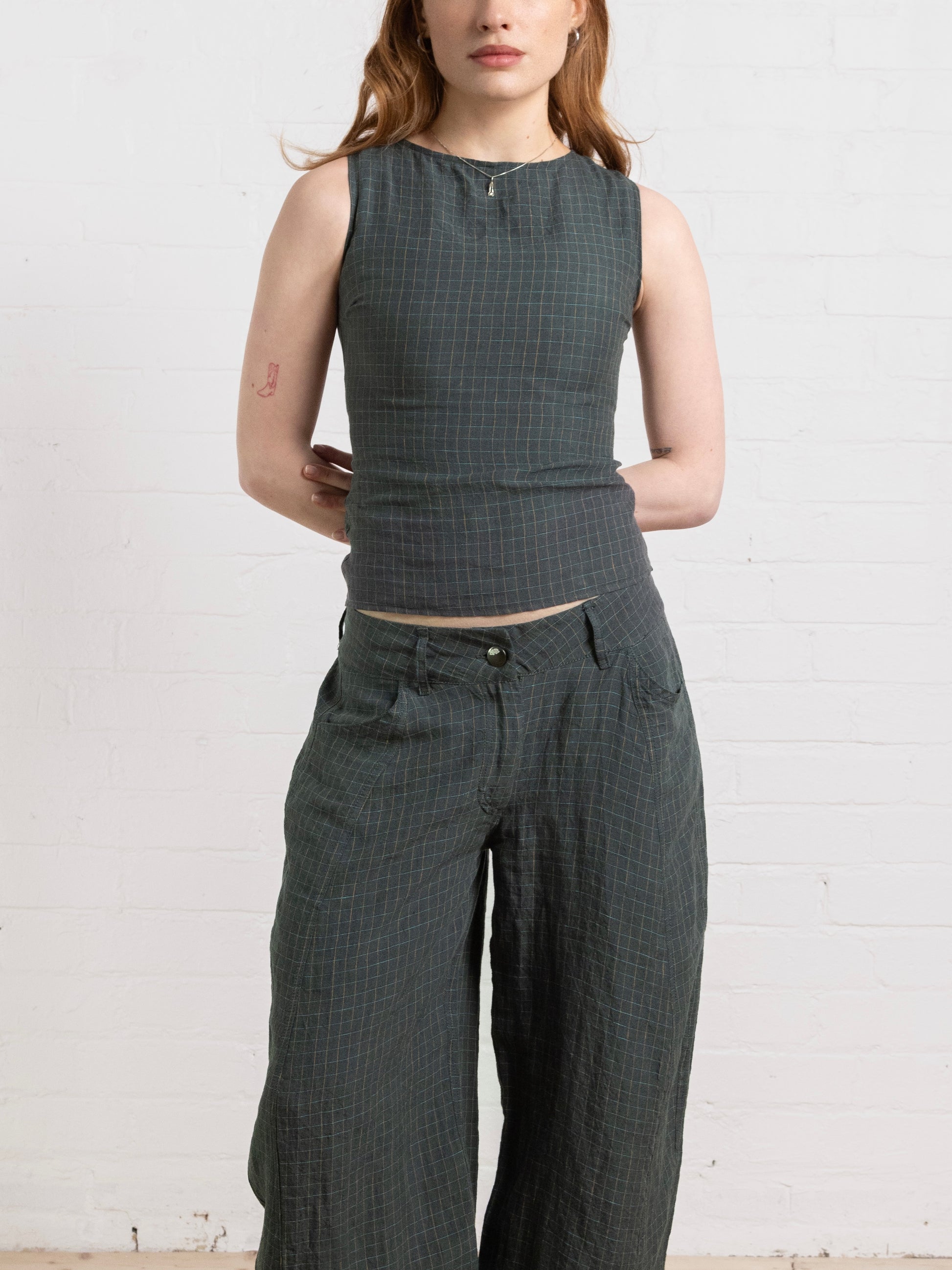 charlie top - fern linen