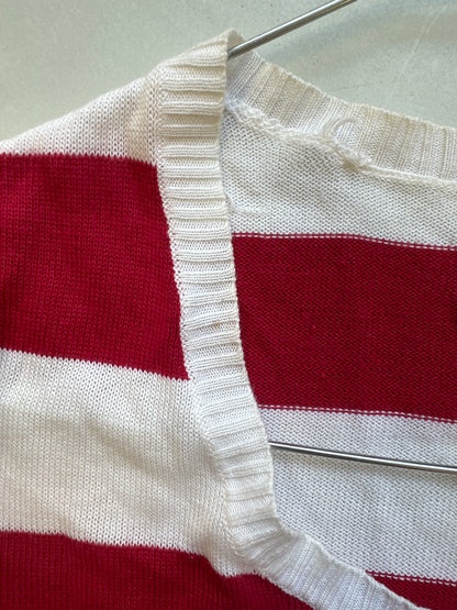 red and white striped dolce & gabbana top