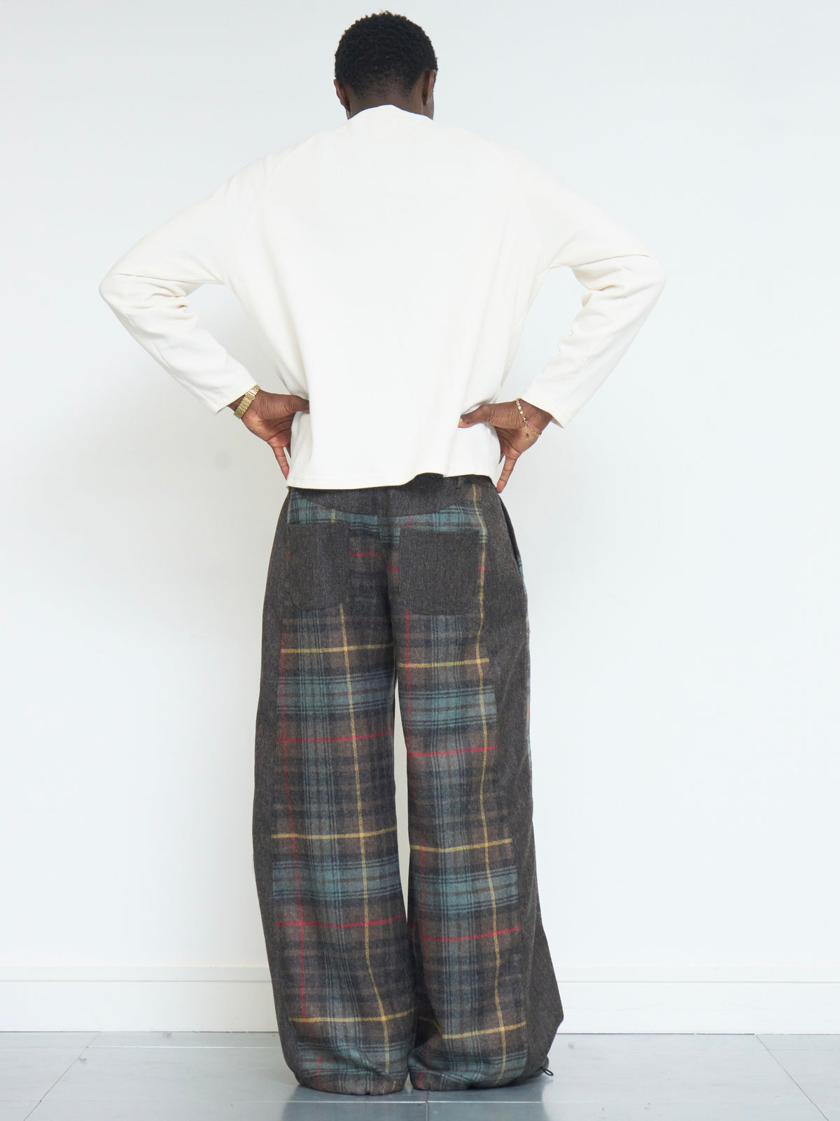 parker utility trouser - tobacco wool