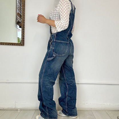 vintage denim dungarees