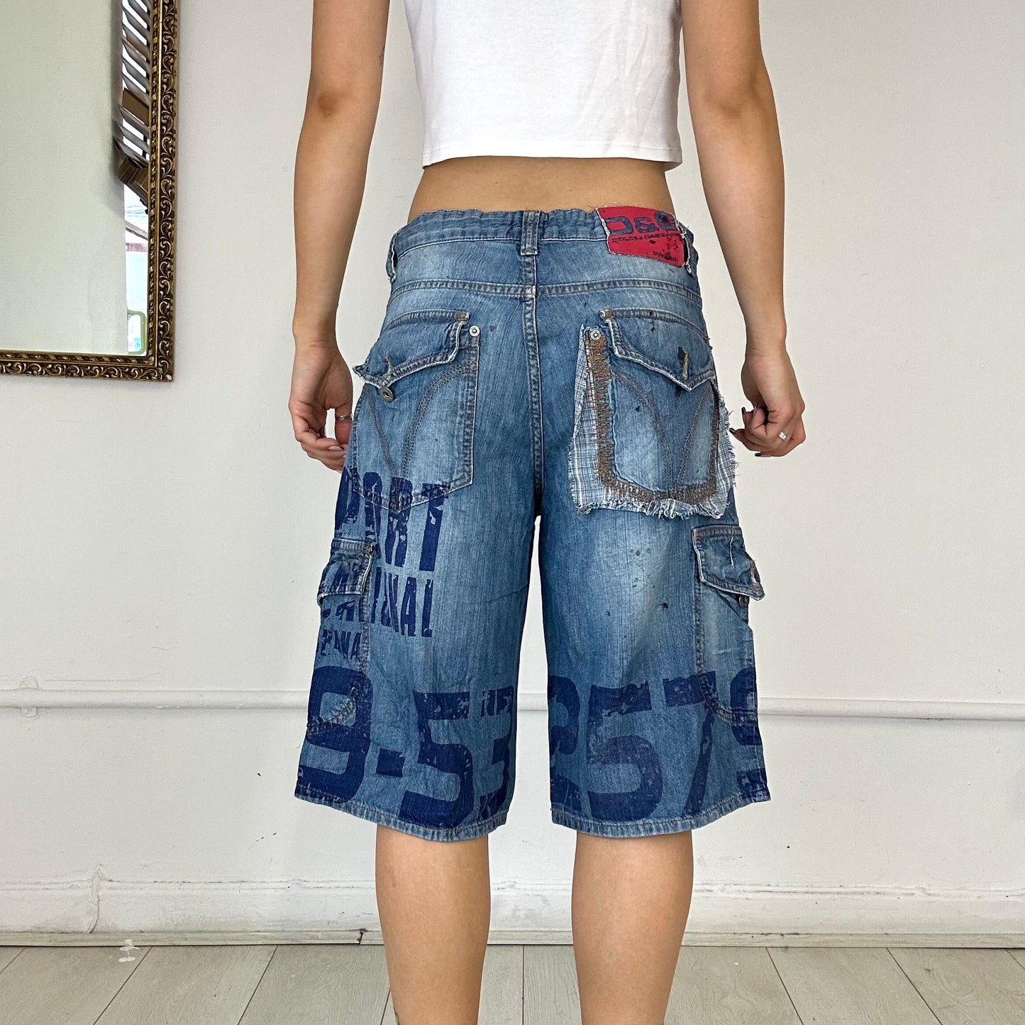 dolce & gabbana denim shorts