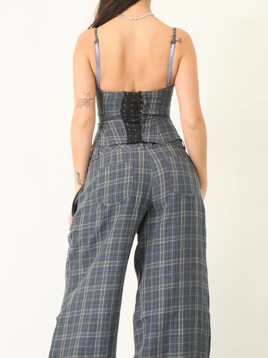 sienna top - slate linen