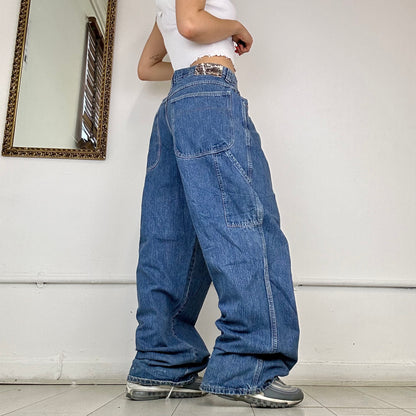 90's baggy cargo jeans