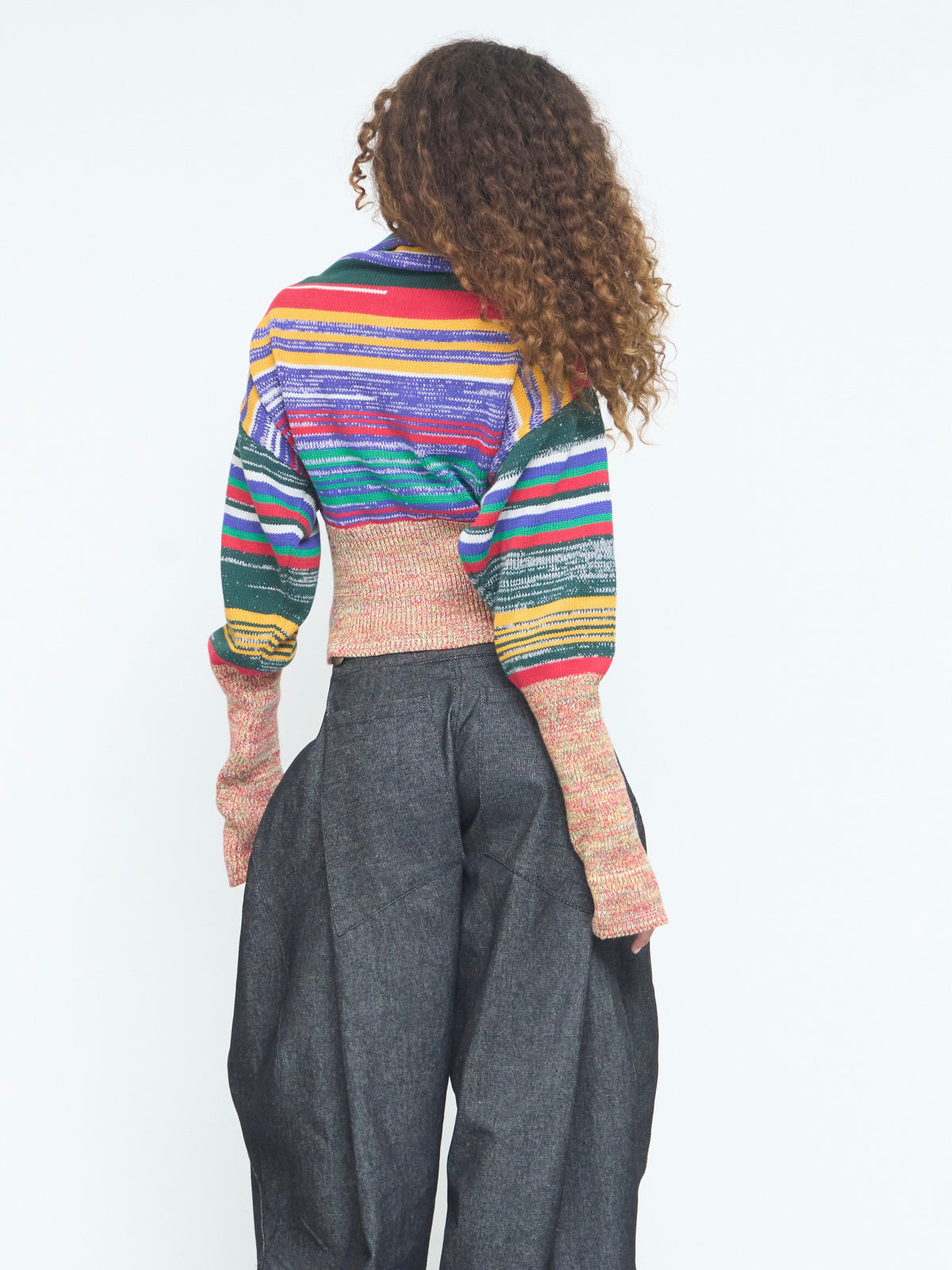rowan balloon jumper - multi knit