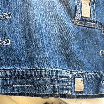 denim baggy cargo shorts