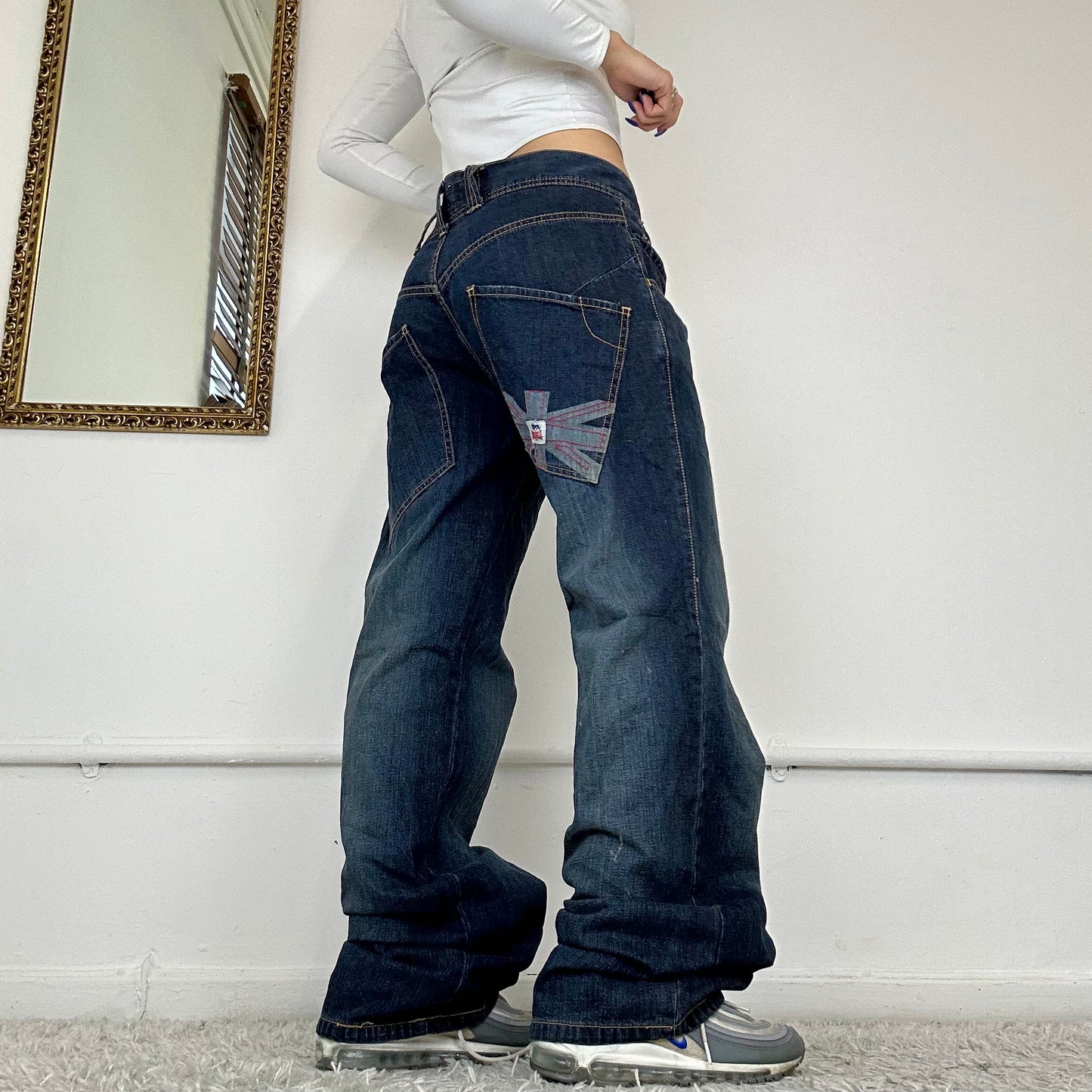 wide leg lonsdale jeans